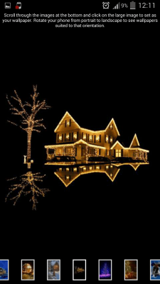 Screenshot of the application Christmas Wallpaper - #2