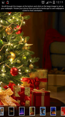 Screenshot of the application Christmas Wallpaper - #8