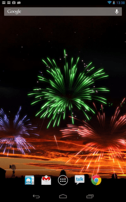 Screenshot of the application KF Fireworks Live Wallpaper - #2