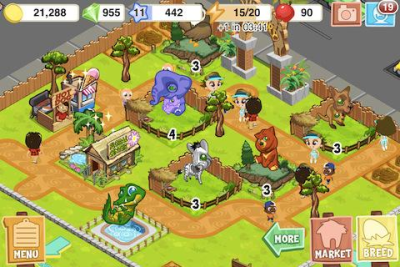 Screenshot of the application Zoo Story - #2