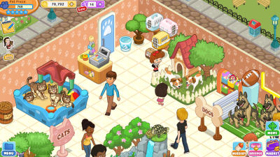 Screenshot of the application The history of the pet store - #3