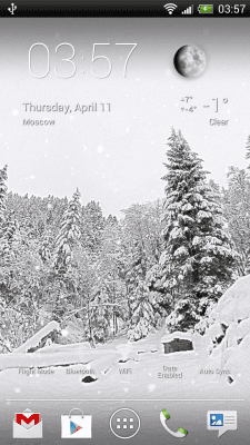 Screenshot of the application Snowfall 360° Free - #7