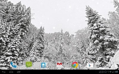 Screenshot of the application Snowfall 360° Free - #8