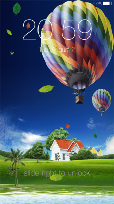 Screenshot of the application Spring live wallpaper lock - #7