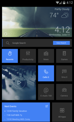 Screenshot of the application MYCOLORSCREEN Tornado Theme - #2