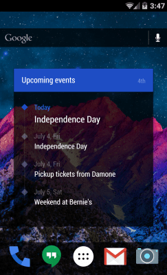 Screenshot of the application MYCOLORSCREEN Mountain Landscape Theme - #2