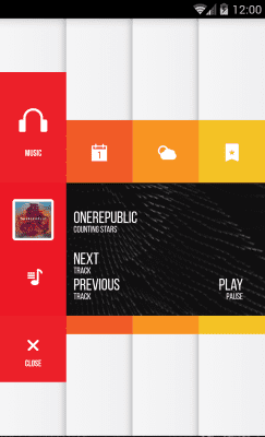 Screenshot of the application MYCOLORSCREEN Paper Strips Theme - #3