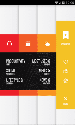 Screenshot of the application MYCOLORSCREEN Paper Strips Theme - #6