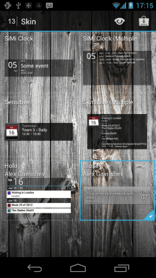 Screenshot of the application Glossy SCW Skin - #2