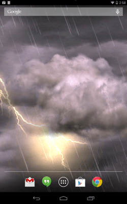 Screenshot of the application Thunderstorm Free Wallpaper - #2