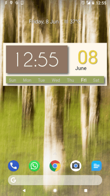 Screenshot of the application Earth UCCW skin - #2