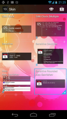 Screenshot of the application Sensitive Rounded SCW Skin - #2