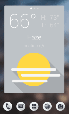 Screenshot of the application MYCOLORSCREEN Flat Card UI Theme - #2
