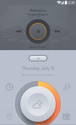 Screenshot of the application MYCOLORSCREEN Big Button Theme - #3
