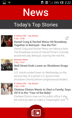 Screenshot of the application MYCOLORSCREEN Bold Color Theme - #5