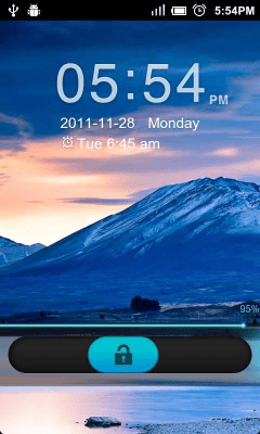 Screenshot of the application GO Locker Simple RightTheme - #2