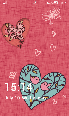 Screenshot of the application Launcher 8 theme:Love - #4