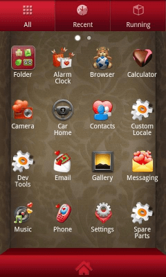 Screenshot of the application Valentine Theme GO Launcher EX - #6
