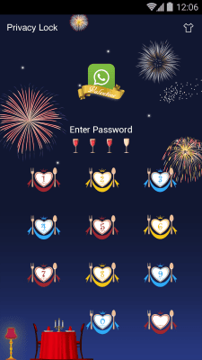 Screenshot of the application AppLock Theme - Valentine - #2