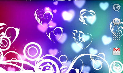 Screenshot of the application KF Hearts Live Wallpaper - #3