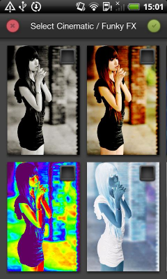 Screenshot of the application Photo FX Live Wallpaper - #6