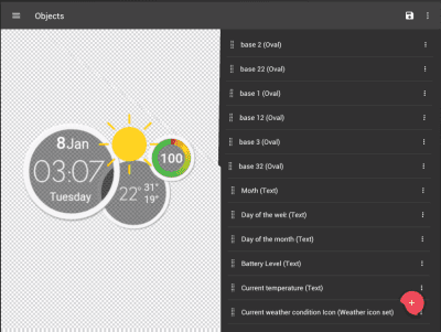 Screenshot of the application UCCW - Ultimate custom widget - #9