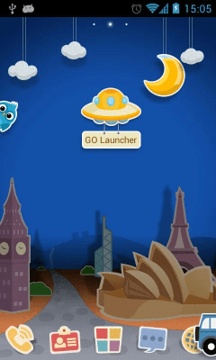 Screenshot of the application Papertown Super Theme GO - #2