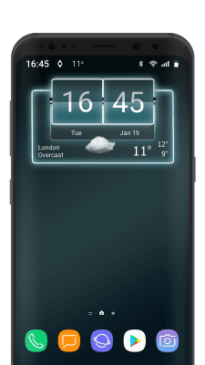 Screenshot of the application 3D Flip Clock Theme Pack 04 - #2