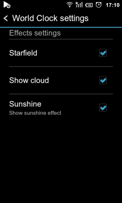 Screenshot of the application Next Clock Widget - #5