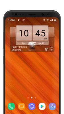Screenshot of the application 3D Flip Clock Theme Pack 02 - #8