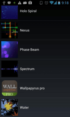 Screenshot of the application Yellow clock (Wallpapyrus pro) - #2
