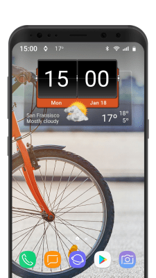 Screenshot of the application 3D Flip Clock Theme Pack 01 - #2