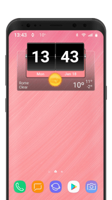 Screenshot of the application 3D Flip Clock Theme Pack 01 - #8