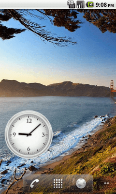 Screenshot of the application Simple Analog Clock - #2