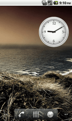 Screenshot of the application Simple Analog Clock - #3