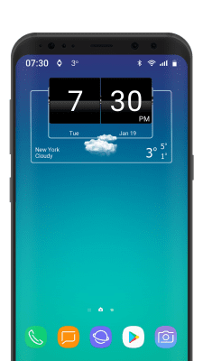 Screenshot of the application 3D Flip Clock Theme Pack 06 - #2