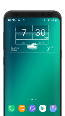 Screenshot of the application 3D Flip Clock Theme Pack 06 - #5