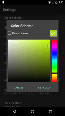 Screenshot of the application Neon Clock GL Live wallpaper - #5