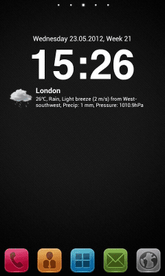Screenshot of the application LIX GO LauncherEX Theme - #2
