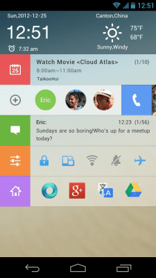 Screenshot of the application Colorbar Toucher Theme - #2