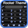 Download RocketDial Neon Black Theme