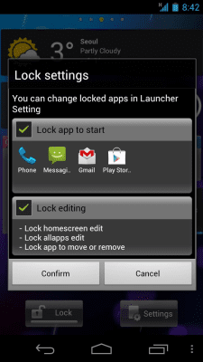 Screenshot of the application Nemus Launcher - #7