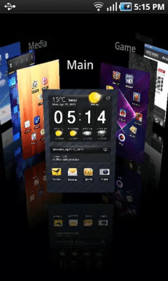 Screenshot of the application Regina 3D Launcher - #2
