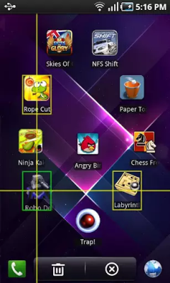 Screenshot of the application Regina 3D Launcher - #4