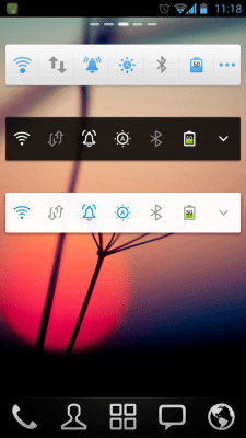 Screenshot of the application GO Switch Widget - #3