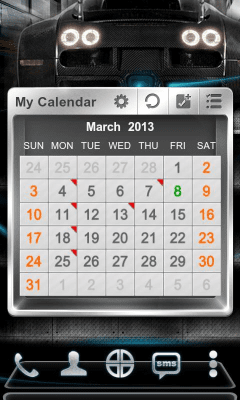 Screenshot of the application Next Calendar Widget - #6