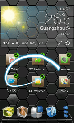 Screenshot of the application Next honeycomb live wallpaper - #4