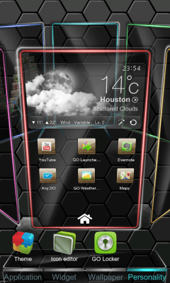 Screenshot of the application Next honeycomb live wallpaper - #5