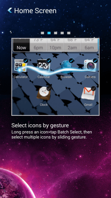 Screenshot of the application Next Launcher 3D Manuals - #2