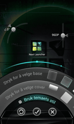 Screenshot of the application Next Launcher Norwegian Language - #2
